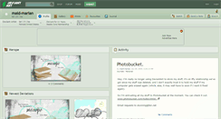 Desktop Screenshot of maid-marian.deviantart.com