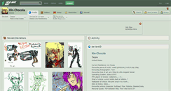 Desktop Screenshot of kin-chocola.deviantart.com
