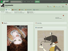 Tablet Screenshot of hulyakeskin.deviantart.com