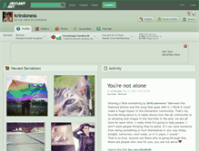 Tablet Screenshot of krindoness.deviantart.com