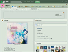 Tablet Screenshot of hadyah.deviantart.com