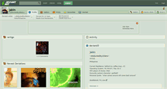 Desktop Screenshot of jabin.deviantart.com