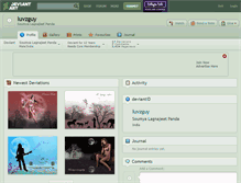 Tablet Screenshot of luvzguy.deviantart.com