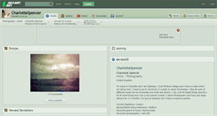 Desktop Screenshot of charlottespencer.deviantart.com