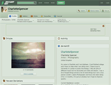 Tablet Screenshot of charlottespencer.deviantart.com