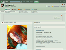 Tablet Screenshot of michmaxwell.deviantart.com