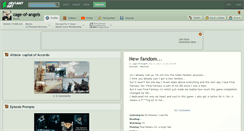 Desktop Screenshot of cage-of-angels.deviantart.com