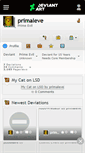 Mobile Screenshot of primaleve.deviantart.com