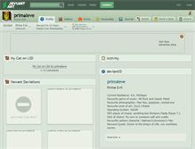 Tablet Screenshot of primaleve.deviantart.com