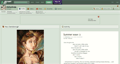 Desktop Screenshot of mishelinda.deviantart.com