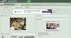 Desktop Screenshot of nightmare-horrors.deviantart.com