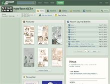 Tablet Screenshot of nuketown-oct.deviantart.com