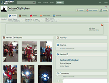 Tablet Screenshot of gothamcityorphan.deviantart.com