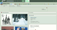 Desktop Screenshot of moscow-lovers.deviantart.com