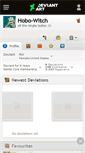 Mobile Screenshot of hobo-witch.deviantart.com