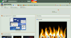 Desktop Screenshot of haran-hockey.deviantart.com
