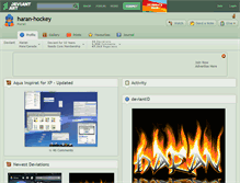 Tablet Screenshot of haran-hockey.deviantart.com