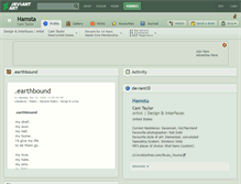 Tablet Screenshot of hamsta.deviantart.com