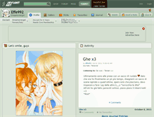 Tablet Screenshot of effe992.deviantart.com