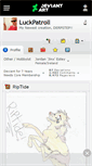 Mobile Screenshot of luckpatroll.deviantart.com
