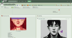 Desktop Screenshot of lunalocatislunatica.deviantart.com