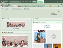 Tablet Screenshot of mrmaker.deviantart.com