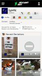 Mobile Screenshot of lyvric.deviantart.com