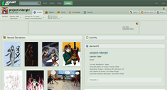 Desktop Screenshot of project-ridergirl.deviantart.com