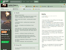 Tablet Screenshot of castiel-dean.deviantart.com