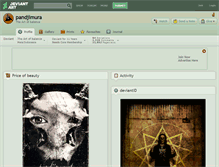 Tablet Screenshot of pandjimura.deviantart.com
