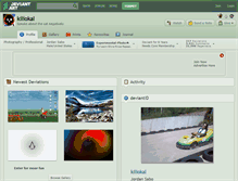 Tablet Screenshot of kiliokal.deviantart.com
