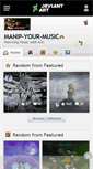 Mobile Screenshot of manip-your-music.deviantart.com