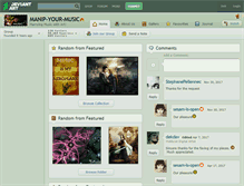 Tablet Screenshot of manip-your-music.deviantart.com