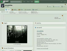 Tablet Screenshot of anoukinha.deviantart.com