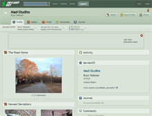 Tablet Screenshot of mad-studios.deviantart.com