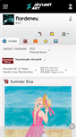 Mobile Screenshot of flordeneu.deviantart.com