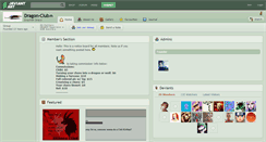Desktop Screenshot of dragon-club.deviantart.com
