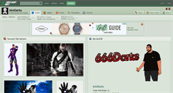 Desktop Screenshot of 666darks.deviantart.com
