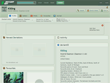 Tablet Screenshot of kitling.deviantart.com