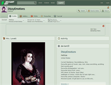 Tablet Screenshot of dizzyemotions.deviantart.com