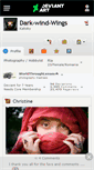 Mobile Screenshot of dark-wind-wings.deviantart.com