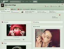 Tablet Screenshot of dark-wind-wings.deviantart.com