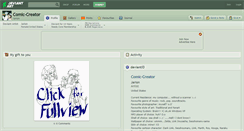 Desktop Screenshot of comic-creator.deviantart.com