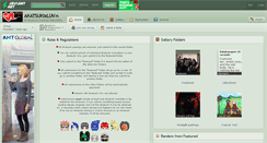 Desktop Screenshot of akatsukixluv.deviantart.com