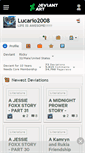 Mobile Screenshot of lucario2008.deviantart.com