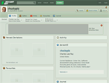 Tablet Screenshot of chuckyplz.deviantart.com