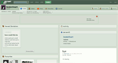Desktop Screenshot of beatenheart.deviantart.com