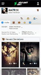Mobile Screenshot of m47r1x.deviantart.com