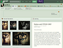 Tablet Screenshot of m47r1x.deviantart.com