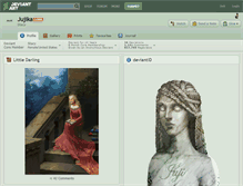 Tablet Screenshot of jujika.deviantart.com